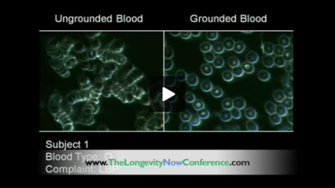 Effects of grounding on blood