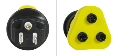 Old type Earth connection plug (North America)