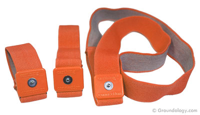 Large orange grounding band